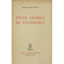 Studi storici di economia - Maffeo Pantaleoni - copertina