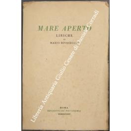 Mare aperto. Liriche - Mario Rivosecchi - copertina