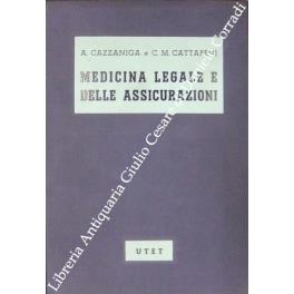 Medicina legale e delle assicurazioni - Antonio Cazzaniga - copertina