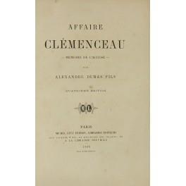 Affaire Clemenceau. Memoire de l'accuse - Alexandre (figlio) Dumas - copertina