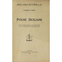 Poesie siciliane - Domenico Tempio - copertina