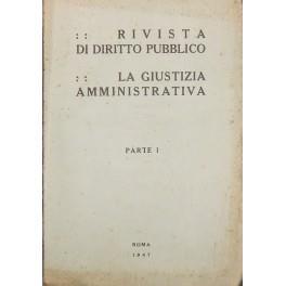 Rivista di Diritto Pubblico. La giustizia amministrativa - copertina