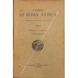 I canti di Roma antica. Versione di Alessandro Ferrajoli - Thomas Babington Macaulay - copertina