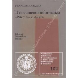 Il documento informatico Paternità e falsità - Francesco Rizzo - copertina