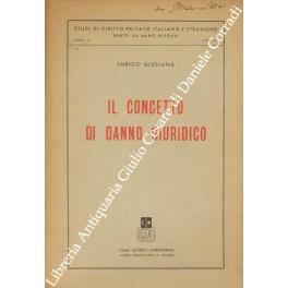 Il concetto di danno giuridico - copertina