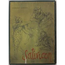 Satiricon. Introduzione e versione italiana di G.A. Cibotto. Tavole di Fabrizio Clerici - Arbitro Petronio - copertina