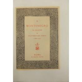 Il Montenegro da relazioni dei provveditori veneti (1687-1735) - Anonimo - copertina