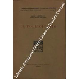 La pollicitatio - Emilio Albertario - copertina