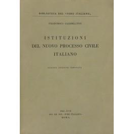 Istituzioni del nuovo processo civile italiano - Francesco Carnelutti - copertina