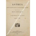 Astrea. Rivista di legislazione e giurisprudenza militare. Anno IX - 1871