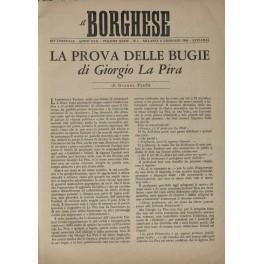 Il Borghese. Settimanale. Anno XVII - 1966. Direttore: L. Longanesi. Redattore capo: M. Monti. Redattore romano: M. Tedeschi - copertina