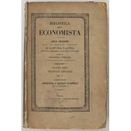 Agricoltura e quistioni economiche che la riguardano. Articoli estratti dal Dizionario di economia politica (Passy, Legoyt, Molinari). Sulla rendita della terra (Malthus, Jones, Vidal, Mc Culloch, Carey, Fontenay ecc.). Saggio sull'economia rurale de - copertina