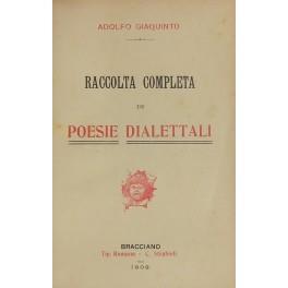 Raccolta completa di poesie dialettali - Adolfo Giaquinto - copertina