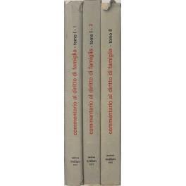 Commentario alla riforma del diritto di famiglia. Vol. I, Parte I - artt. 1-89 (Introduzione generale. Domicilio e Assenza. Matrimonio. Scioglimento del matrimonio e separazione personale. Regime patrimoniale della famiglia); Vol. I, Parte II - artt. - copertina