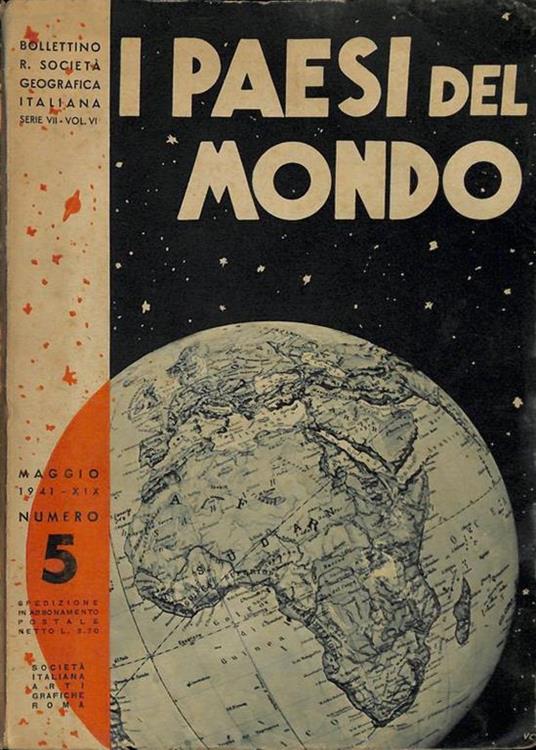 I paesi del mondo. N. 5 maggio 1941 - copertina