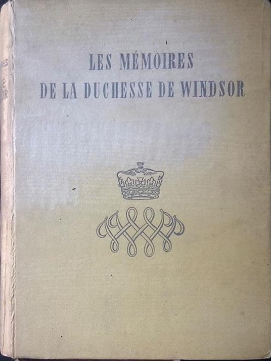 Les Memoires de la Duchesse De Winsor - copertina