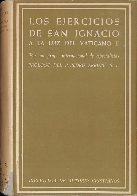 Los Ejercicios de San Ignacio a la luz del Vaticano II. Congreso Internacional de Ejercicios. Loyola 1966 - copertina