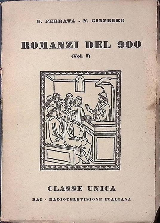 Romanzi del 900 vol.1 - Giansiro Ferrata - copertina