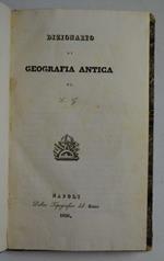 Dizionario di geografia antica di L.G