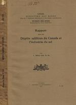 Rapport sur les depots saliferes du canada et l'industrie du sel L.Heber Cole