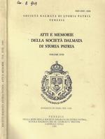 Atti e memorie della Società Dalmata di Storia Patria vol. XVII
