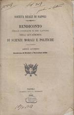 Rendiconto delle tornate e dei lavori dell'Accademia di Scienze Morali e Politiche, Anno V- quaderno di Ottobre-Novembre