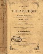 Annuaire de therapeutique de matiere medicale de pharmacie et de toxicologie pour 1851 M.Bouchardat