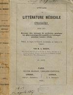 Annuaire de litterature medicale etrangere pour 1857 M.L. Noirot