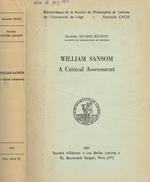 William Sansom. A critical assessment Paulette Michel-Michot