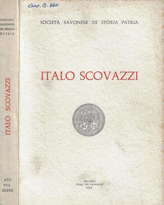 Italo Scovazzi 1890-1964 - copertina