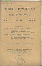 The economic proceedings of the Royal Dublin Society July 1935