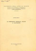 La dimensione aziendale, analisi e valutazione