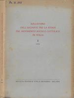 Bollettino dell'archivio per la storia del movimento sociale cattolico in Italia anno I 1966 Mario Romani, direttore