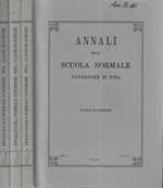 Annali della scuola normale superiore di Pisa serie V Vol. VII N. 1, 2, 3 Giuseppe Tomassini, direttore