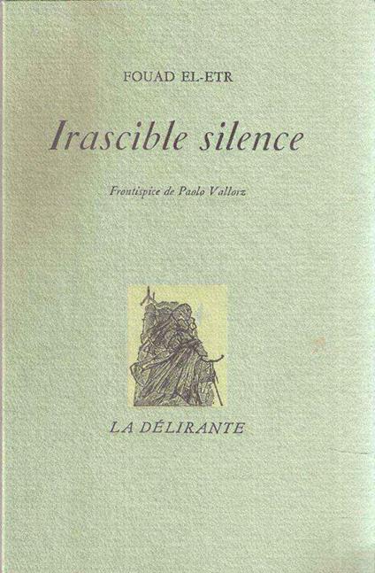 Irascible Silence Frontispice De Paolo Vallorz - copertina