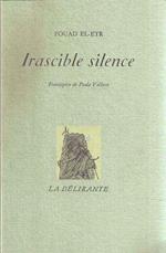 Irascible Silence Frontispice De Paolo Vallorz