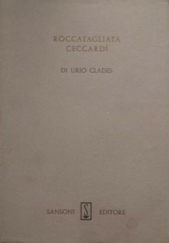 Roccatagliata Ceccardi - Urio Clades - copertina