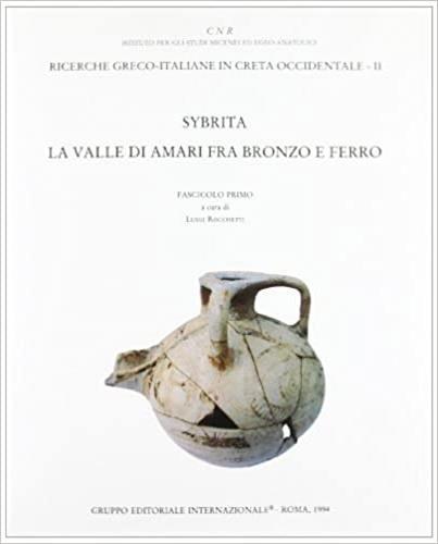 Sybrita, la valle di Amari fra Bronzo e Ferro. Fascicolo primo - copertina