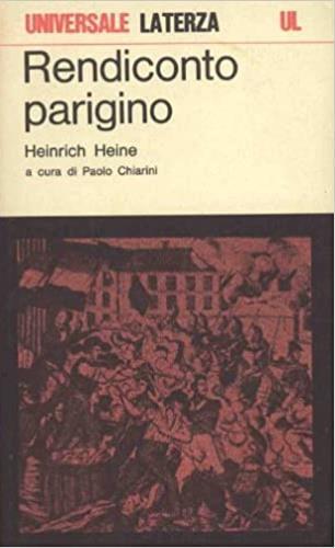 Rendiconto parigino. ( 1831 - 1832 ) - Heinrich Heine - copertina