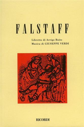 Falstaff - Arrigo. Boito - copertina