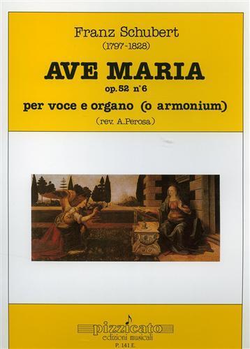 Ave Maria op. 52 n. 6 per voce e organi ( o armonium ) - Franz Schubert - copertina