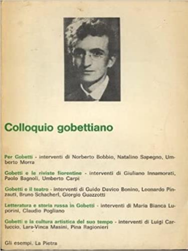 Colloquio gobettiano. Programma delle Giornate Gobet - copertina