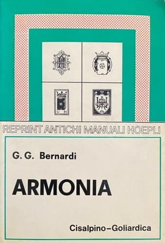 Armonia - G. Bernardi - copertina