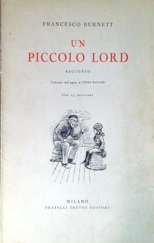 Un piccolo lord - Frances H. Burnett - copertina