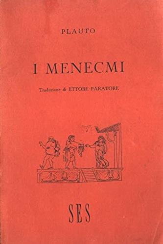 I menecmi - Plauto - copertina