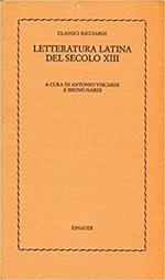 Letteratura latina del secolo XIII