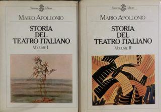 Storia del teatro italiano - Mario Apollonio - copertina