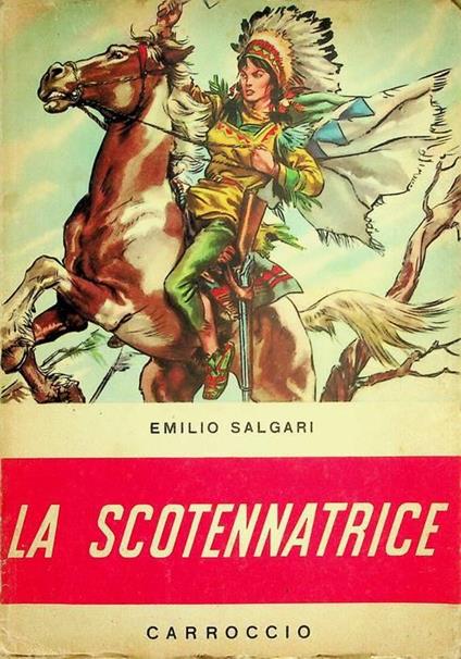 La  scotennatrice - Emilio Salgari - copertina