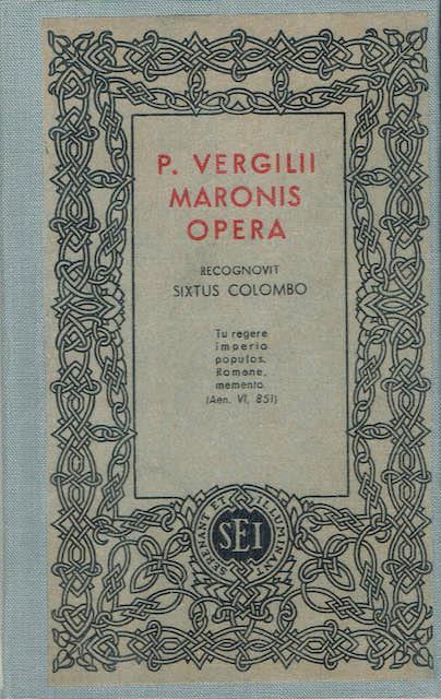 P. Virgilii Maronis Opera ( Latino ) - Sisto Colombo - copertina