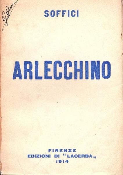 Arlecchino - Ardengo Soffici - copertina